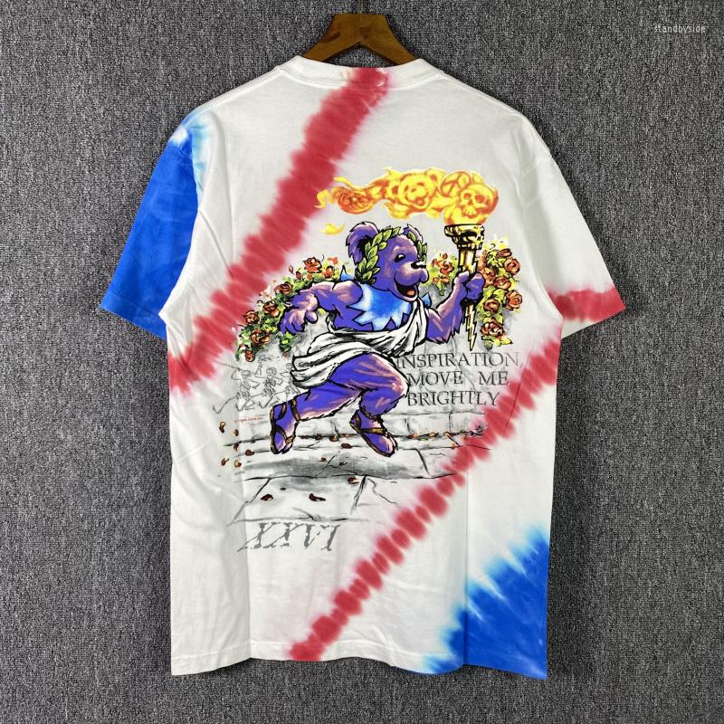 

Men's T Shirts Tie Good Dye Quality Three Little Bears T-Shirt Fashion Casual Women Shirt Oversized Graphic Tees Men Streetwear
