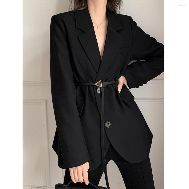 

Women' Suits Black Suit Blazer Women Office Jacket Casual Tops Coat Elegant Lady Streetwear Jackets Female 2023 Spring