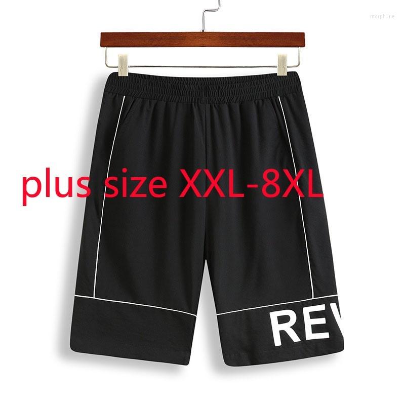 

Men's Shorts Super Summer Large Arrival Men Fashion Casual Thin Elastic Waist Loose Plus Size 2XL 3XL  5XL 6XL 7XL 8XL
