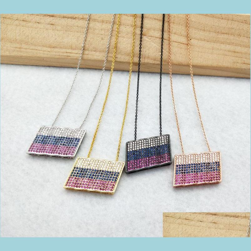 

Pendant Necklaces World Flag Micro Pave Crystal Cubic Zirconia Pendants Charms Jewelry Finding Russia Necklace For Woman Nk339 Drop Dh3Yl