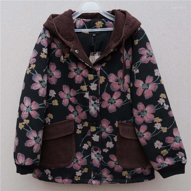 

Women's Trench Coats Cowboy Cotton-padded Clothes Thick Middle-aged And Elderly Women Jacket 40-50-year-old Mother Winter Coat -5XL, As shown