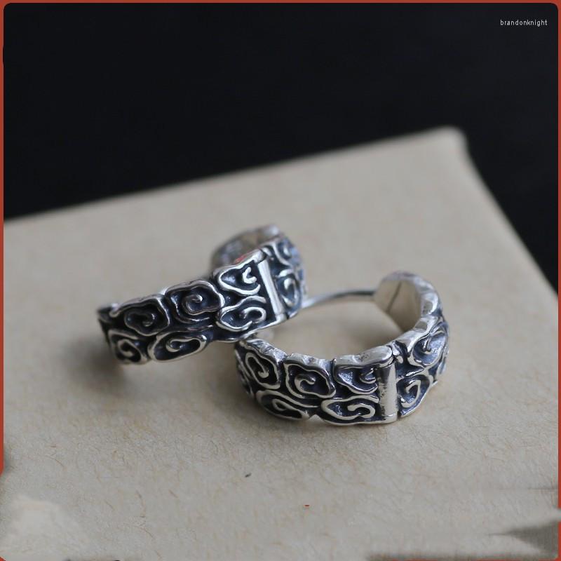 

Chains Xiangyun Earrings Retro Distressed Fine Earring Clasp Men's And Women's Personalized National Style