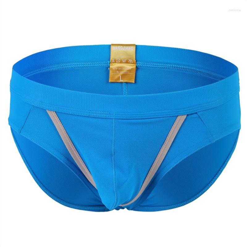 

Underpants Men's Underwear Net Opens The Mesh With Breathable Sexy Detachable Bag Triangular Gay, Color-3