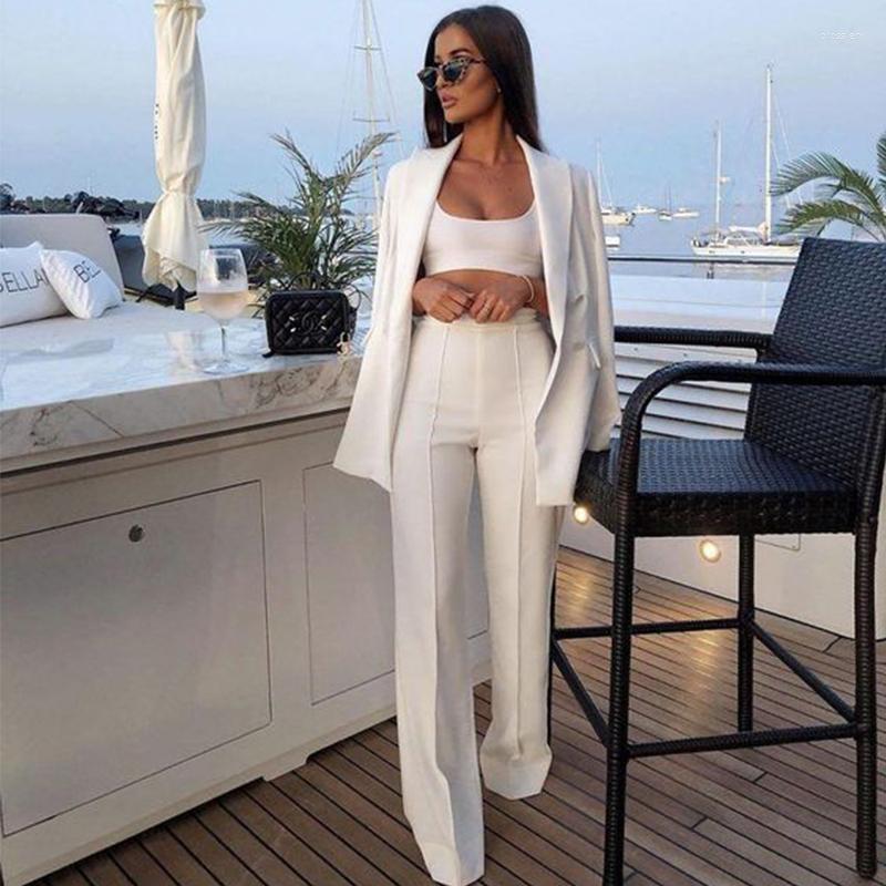 

Women's Pants 4-color Slim Fit Big Flared Wish OL Stretch Suit Wide-leg Women, Khaki 5001