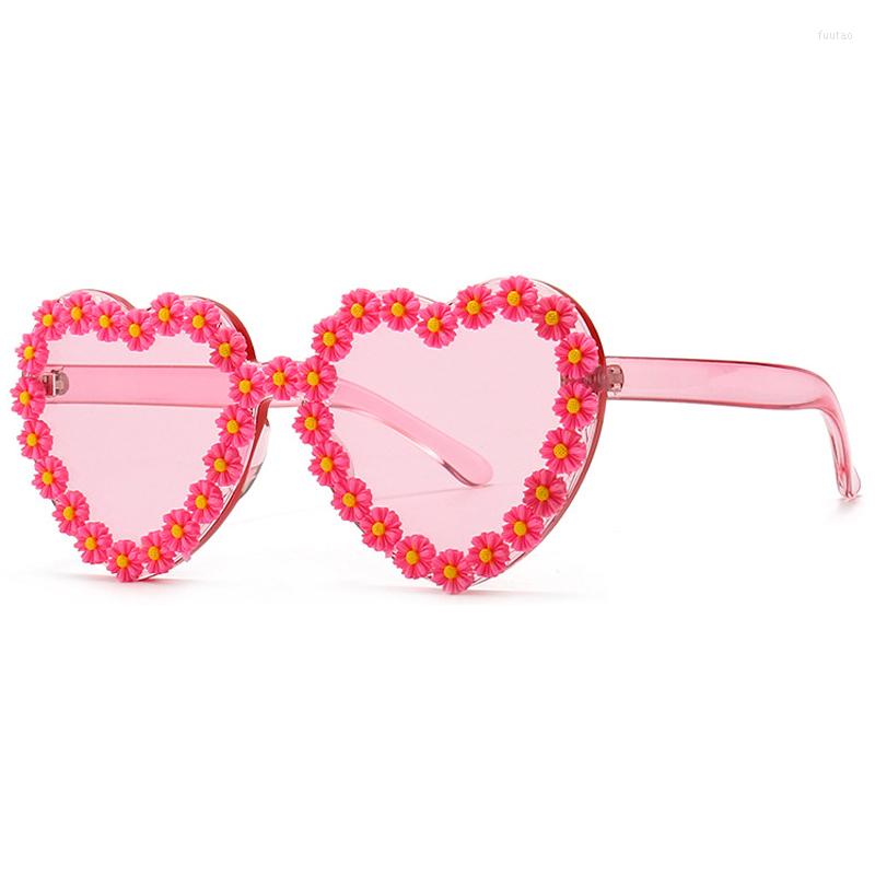 

Sunglasses Love Heart Shades Flowers Wedding Party Sun Glasses Gift