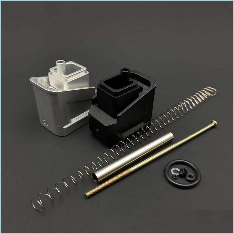 

Tactical Accessories Tactical Accessories Glock Gel Blaster Marui/We Magzine Expansion Si Type Metal Base Exterior Decoration For Ku Dhtu6