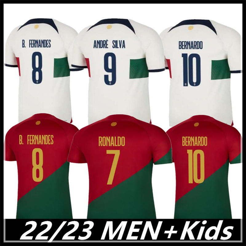 

22/23 soccer jersey Portuguese Bruno FERNANDES DIOGO J. world cup Portuguesa Retro 2022-2023 Joao Felix Football shirt BERNARDO Portugieser Men Women Kids Kit, Home