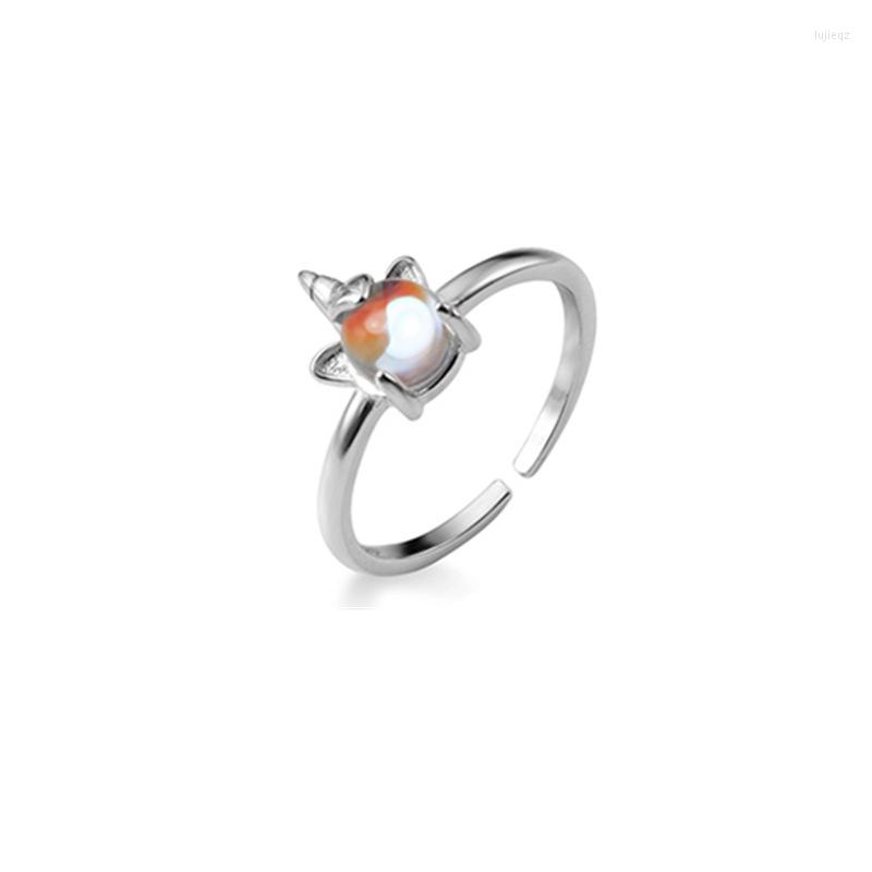 

Wedding Rings Brand Gothic Silver Color Crystal Animals For Women Bridal Antique Rock Jewelry 2022