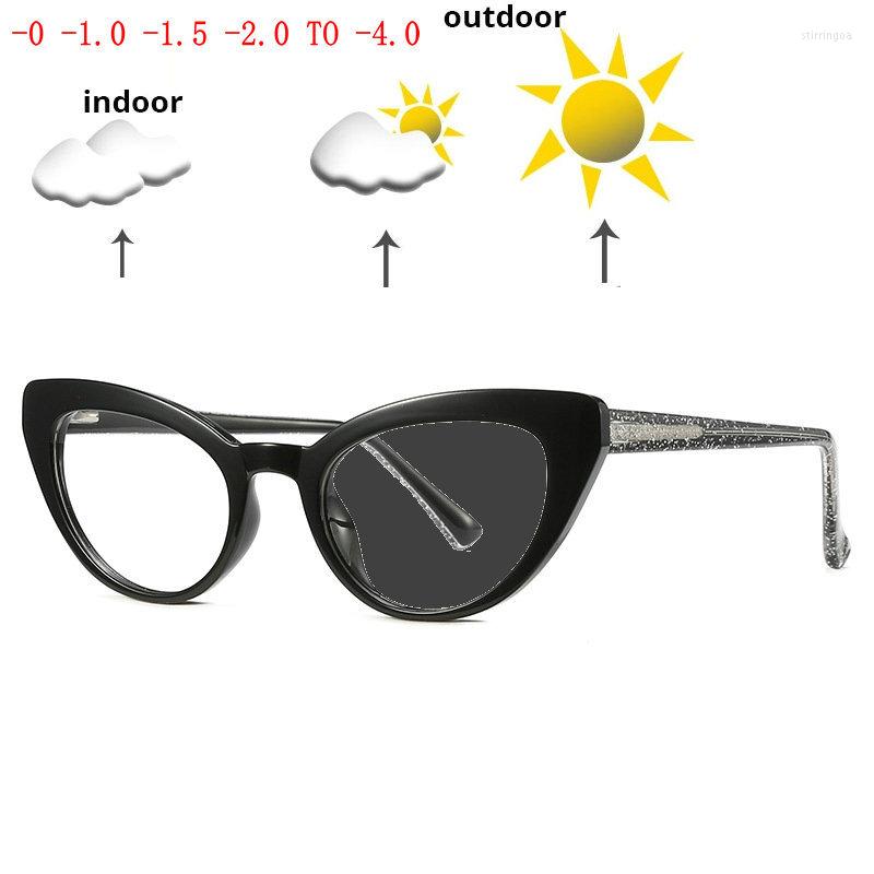 

Sunglasses Frames Women Round Metal Glasses Frame With Degree Men Ultralight Finished Myopia Pochromic Sun -0.5 -1 -1.5 -2 -2.5 -3 NX