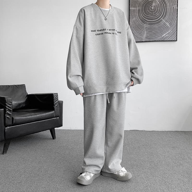 

Men's Tracksuits -5XL Plus Size Men Clothing Mens Clothes Korea Fashion 2023 Spring 2 Piece Outfit Sweatpants Tops And Pants XXXXXL, Blue clothing men