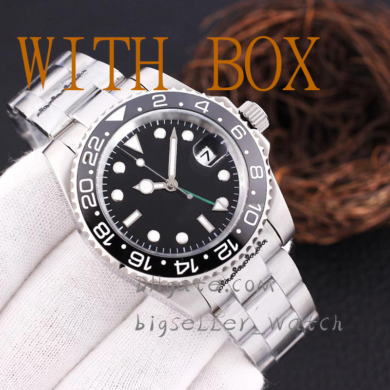 

Ceramic Bezel Automatic Watch 40mm: Luminous, Sapphire Crystal, Swim-Ready - Luxury Men's Mechanical Wristwatch, Waterproof