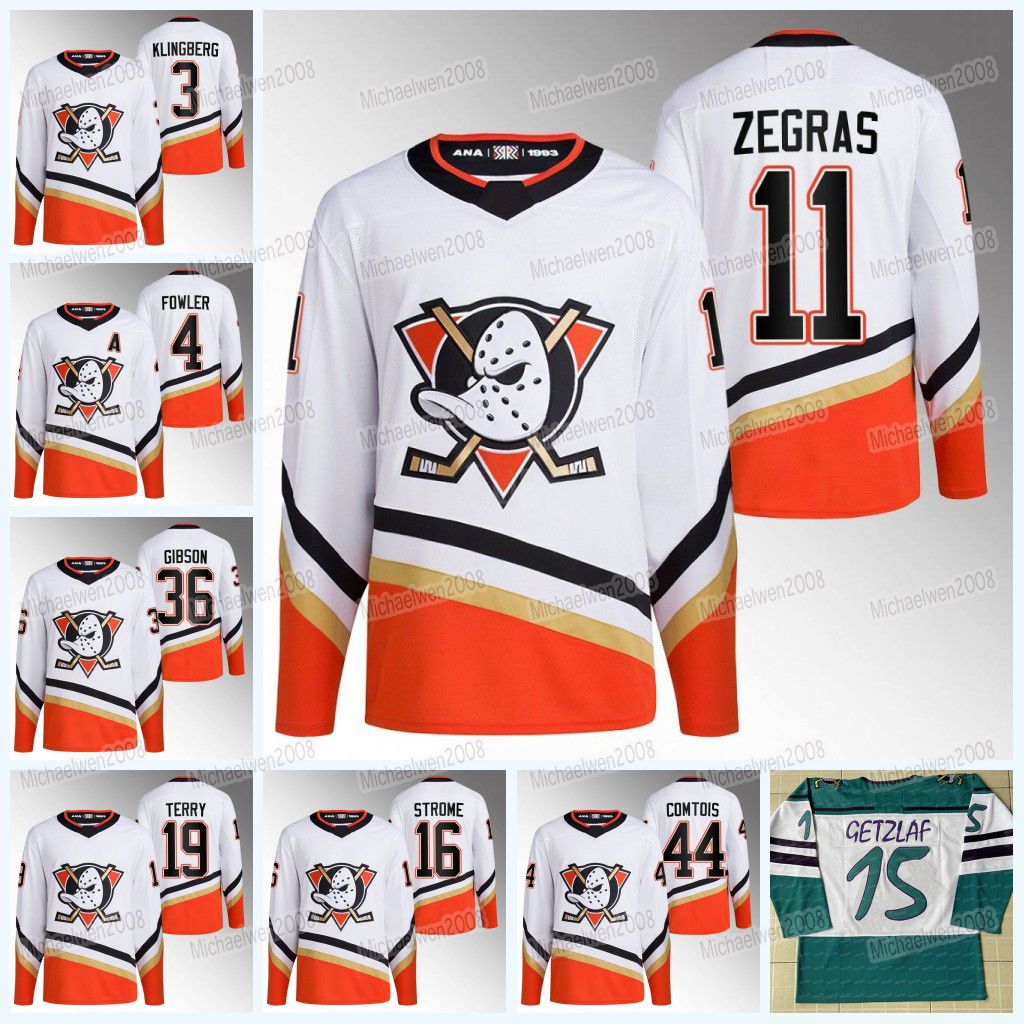 

CUSTOM Ducks Trevor Zegras Jersey 2022-23 Reverse Retro Anaheim Ryan Getzlaf Troy Terry Max Comtois John Klingberg Mason McTavish Ryan Strom