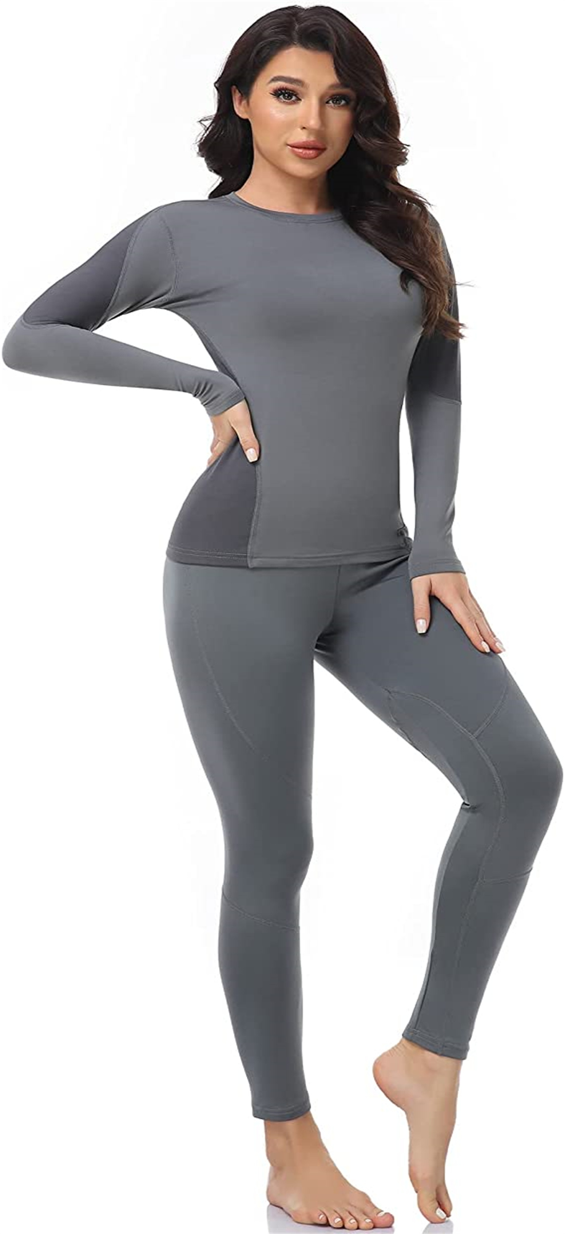 

Women's Thermal Underwear for Women with Fleece Lined Winter Cold Weather, Multi