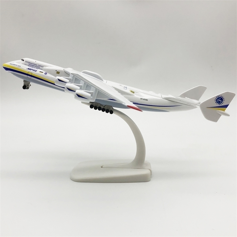 

Diecast Model car 20cm Alloy Metal Soviet Union Air ANTONOV 225 An-225 Mriya WORLD BIGGEST CARGO Airplane Plane Aircraft Wheels 221101