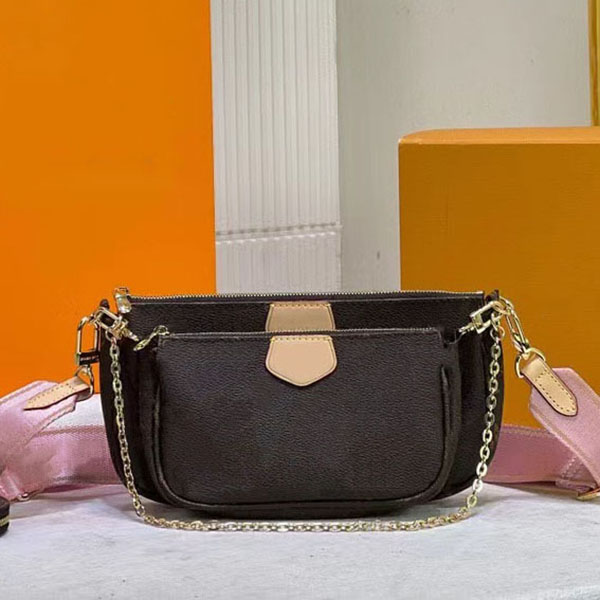 

Women's handbag Date code Shoulder bag Shoulder Messenger Crossbody bag Serial number three in one patterned crossbody bag, High quality