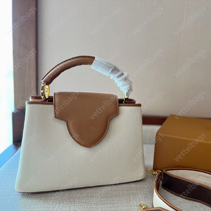 Sac fourre-tout de luxe Tapés décontractés de haute qualité Top designers sacs à main mode Crossbody Body Capital Hands Shopping Femmes Cross Bod