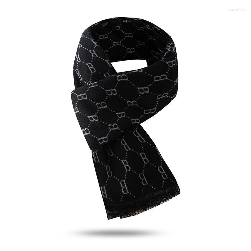 

Scarves Winter Men Cashmere Scarf G Pattern Print Pashmina Shawl Casual Blanket Tassel Wraps Man Business Foulard