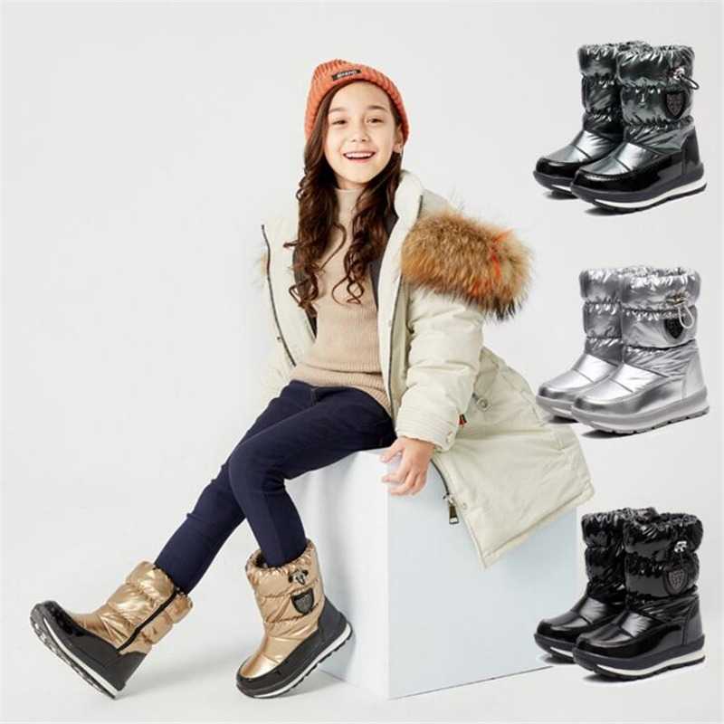 

Boots Cold Season Boots Russian children Cold Season Wol Asli 30% Snow Boots Children's Armoured Footsteps Cold Season Girls Shoes Hold Water Boys T221027, Hook loop rose