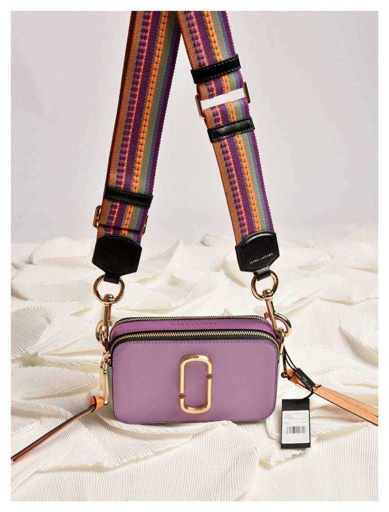 Luxury High Quality Marc's Jacob Designer Bags Leather Handbag New Bag Camera Coin-leather Cross-shoulder European and American Fashion Tren