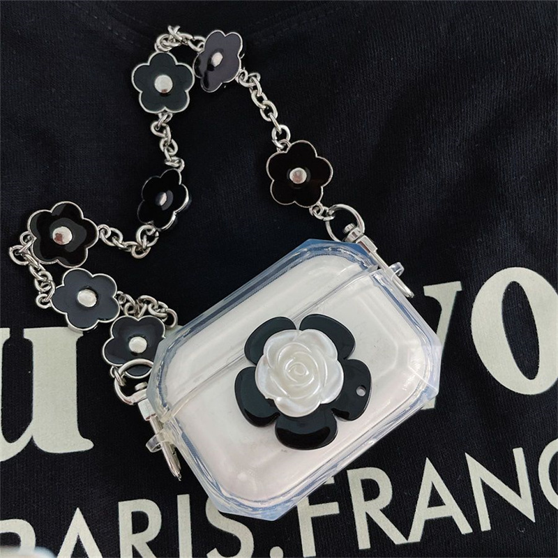 

Designer Fashion Brand Luxury Earphone Accessories Protector For AirPods 1 2 3 Pro Classic Flowers Bluetooth Headphone Case Cover