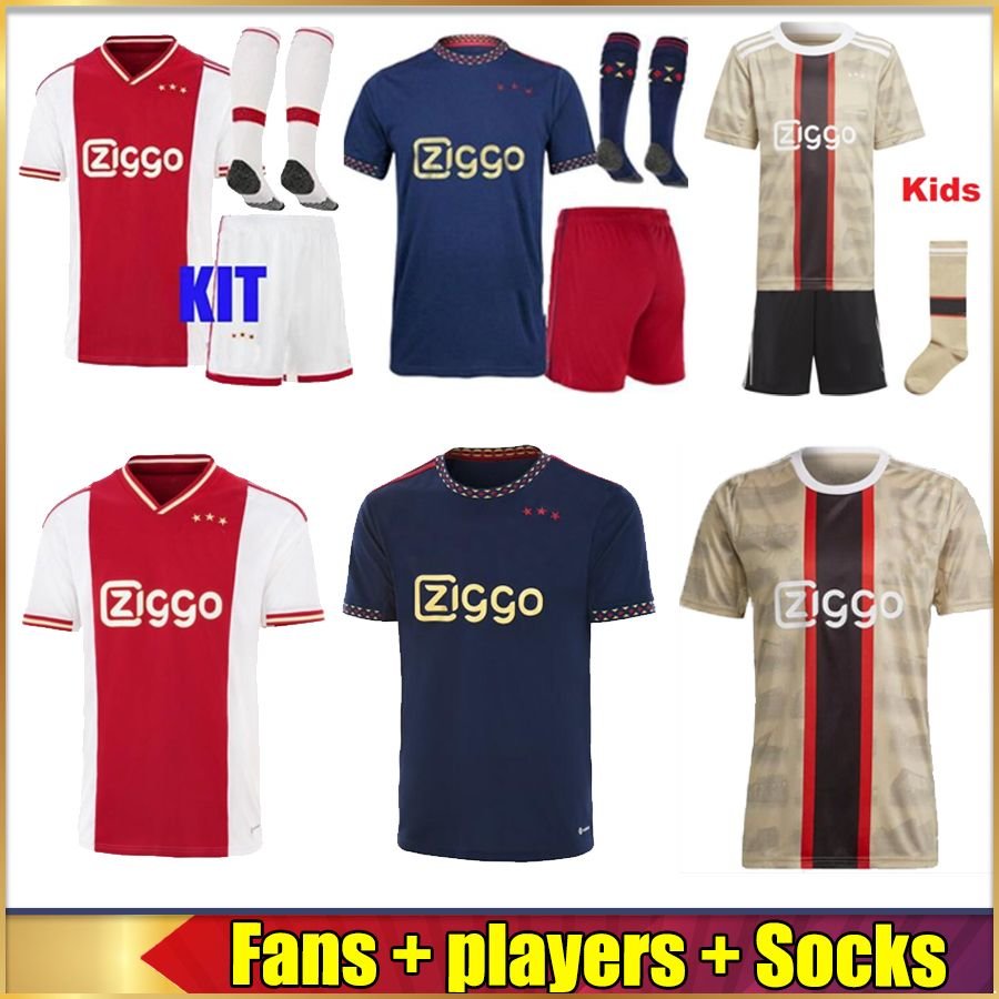 

22 23 TADIC soccer jersey Fans 2023 Camiseta Futbol Marley BERGHUIS HALLER BLIND KLAASSEN aJAxs GRAVENBERCH CRUYFF BLIND top men kids Socks football shirt, 22-23 away kids+socks