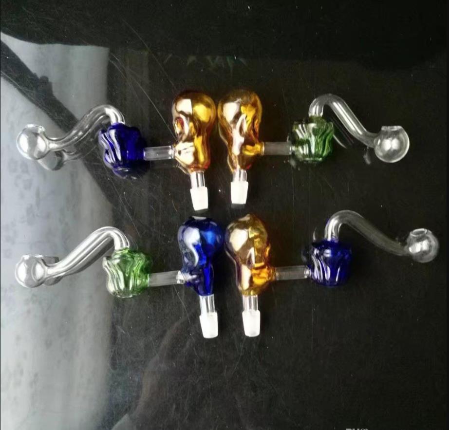 

Smoking Pipes Rose pot glass bongs accessories Smoking Pipes colorful mini multicolors Hand Spoon
