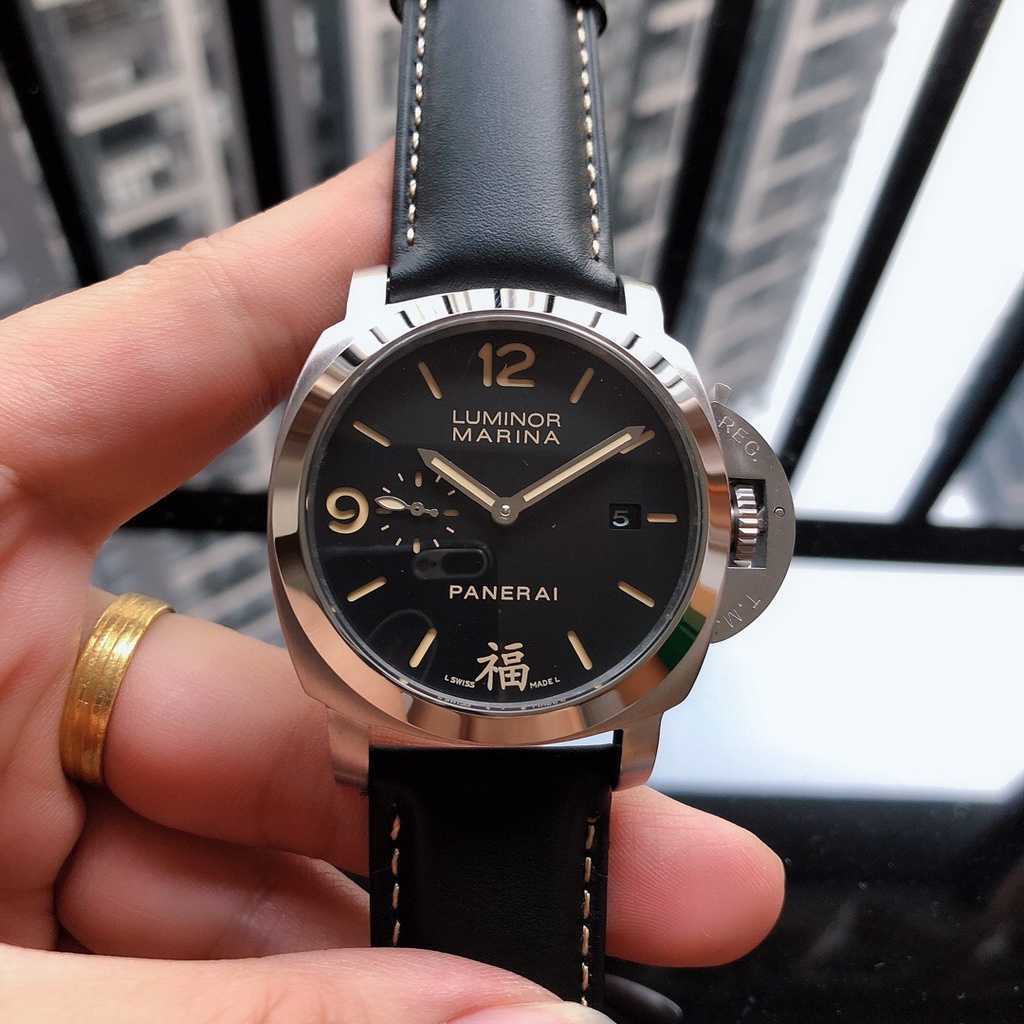 Montres de luxe pour hommes Watch m￩canique Paneraisiss Miroir automatique Sapphire 44 mm 13 mm Brand de surveillance de vache import￩e Italie Sp