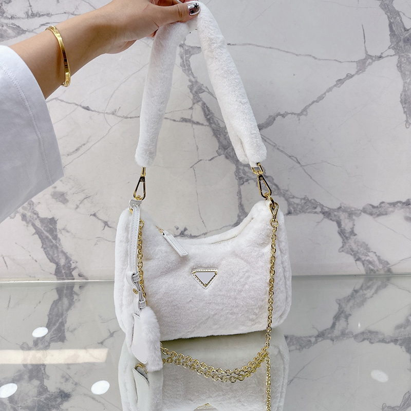 

Designer Wool Shoulder Bags Luxury Fashion Tote Bag For Womens Crossbody Skin Cross Body Hobo Purse Handbags Unisex Mens Bumbag 2211021D, White