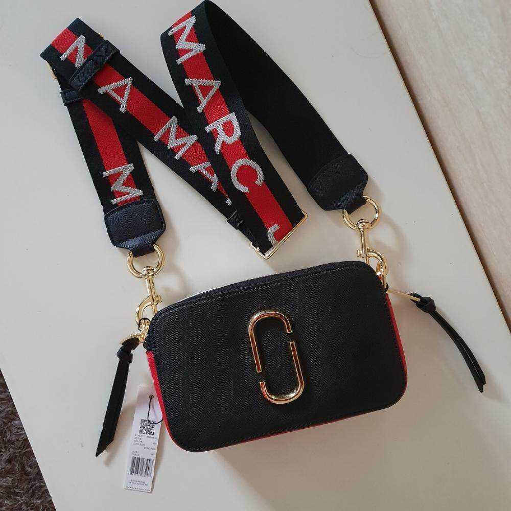 

Luxury High Quality Marc's Jacob Handbag Designer Bags Tote Medium Leather Women's Camera Bag Mj Single Soulder Leather Shoulderbag