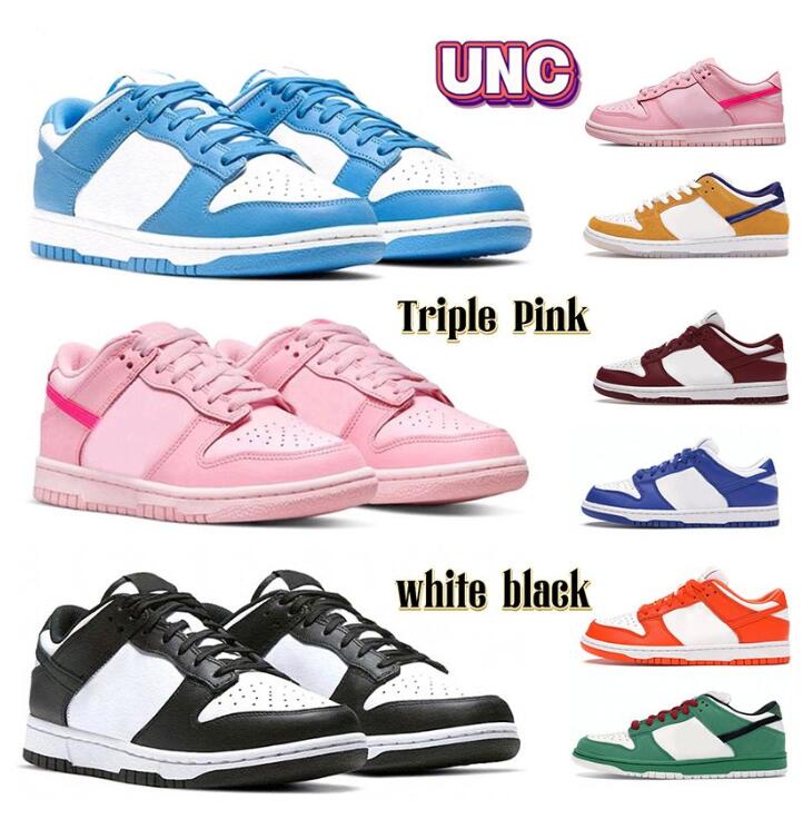 

Sneakers sb dunks men women casual shoes Panda Rose Whisper trainers Black White UNC Grey Fog Georgetown Medium Curry Syracuse dunked trainers 36-46