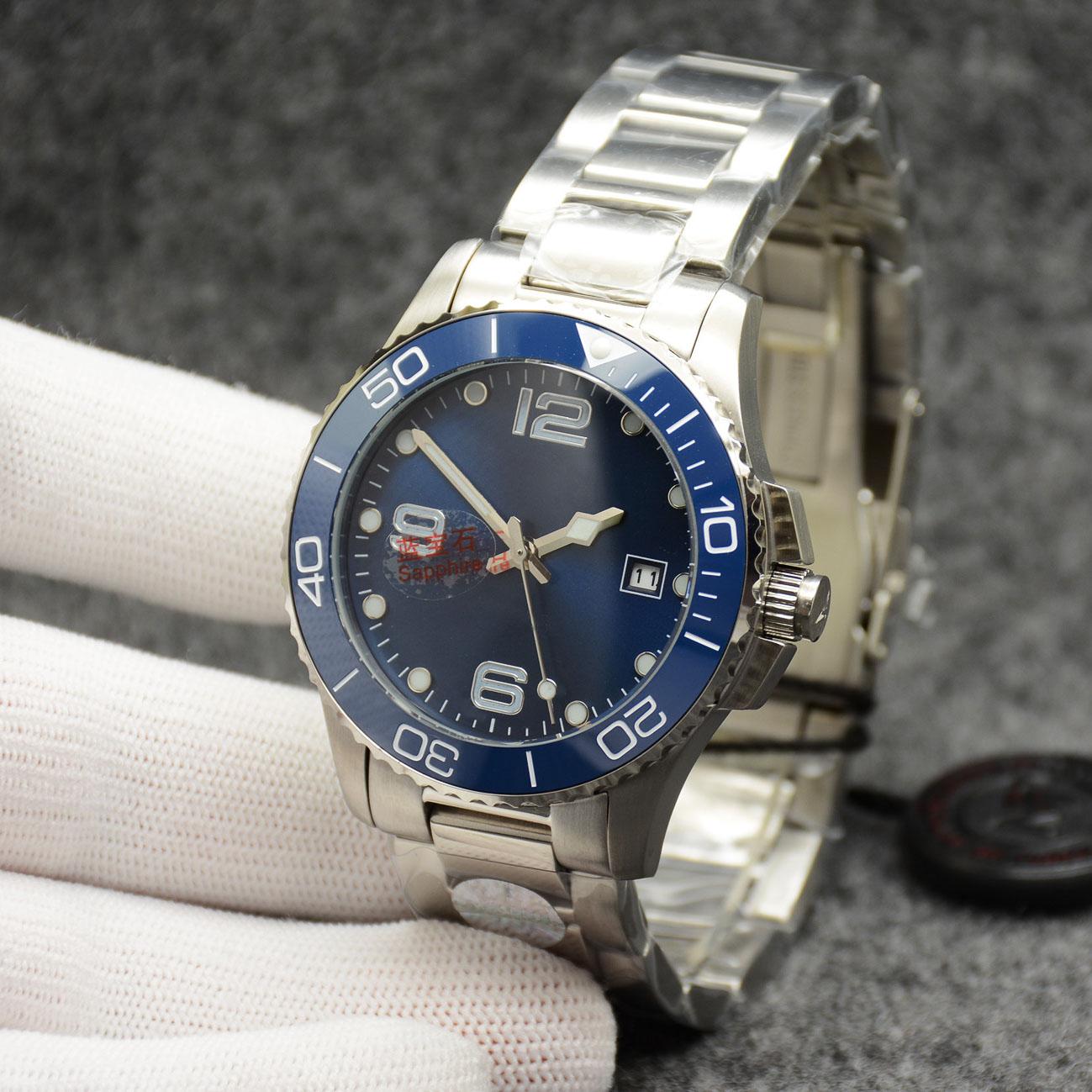 

Luxury Brand 41MM Mens Watches Automatic Mechanical Movement Stainless Steel Bracelet Concas Bezel With Hardlex Glass Markings Green Dial, Watch screwdriver