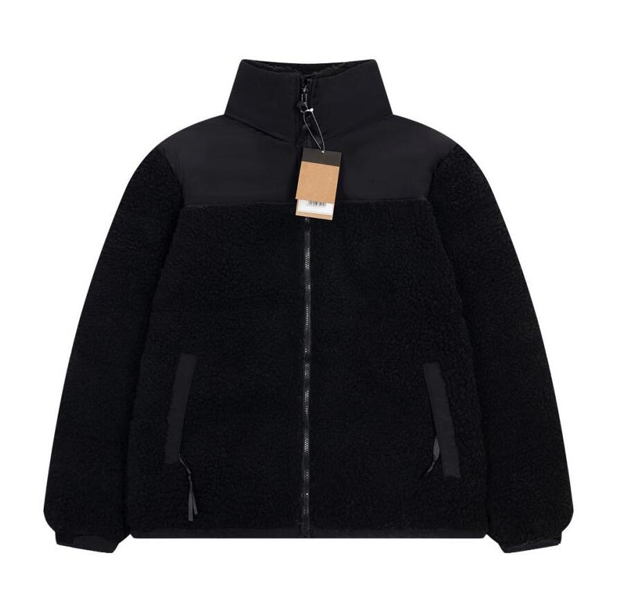 The Nothe Faced 26 Winter Lamb Wool Splice Down Cotton Jackets Men Women Fashion Designer Puffer Jacket Coat With Letters Embroidery 3 Colors Warm P