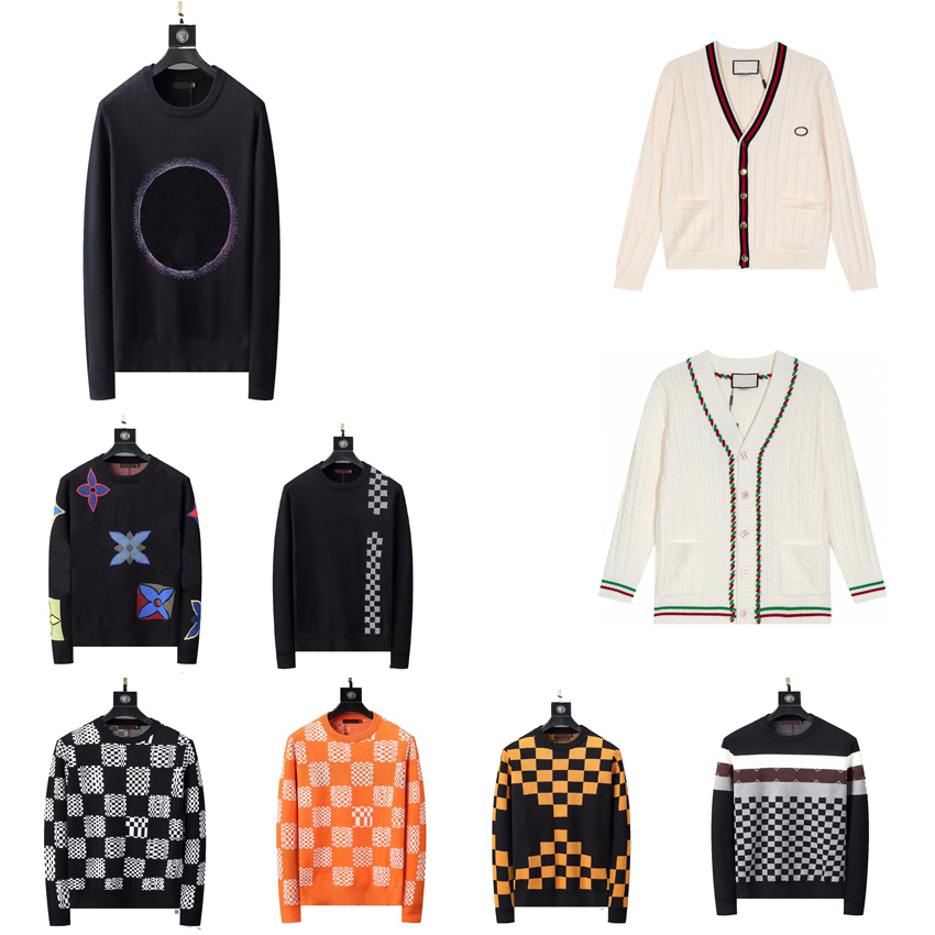 Hommes pull designer pull mode lettre chandails col rond géométrique imprimé pull à manches longues vêtements pull 22 styles manteau streetwear s