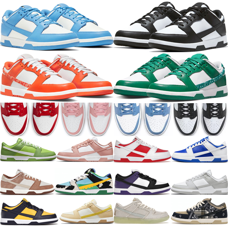 

Hotting Casual Shoes Men Women White Black Panda Brazil Coast Grey Fog Halloween Team Green triple pink Syracuse Court Purple Gai Trainers Runner Sneakers, Dunk#20