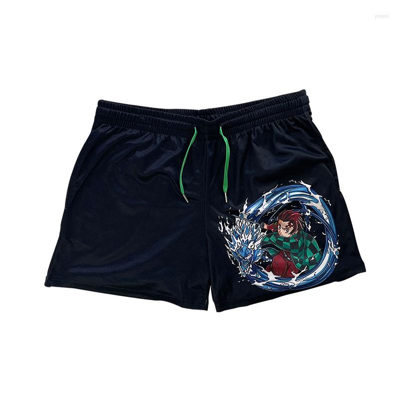 

Men' Shorts Anime Sports Causal Breathable Beach Short Devil Fruit Print Cartoon Swimtrunks Oversized 6XL Gym For Men, Light blue1