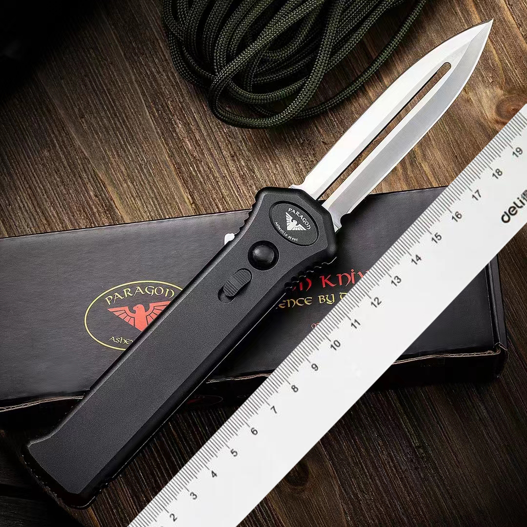 

PARAGON AUTO Folding Knife 3.54 D2 Blade T6 aviation aluminum alloy handle Camping Outdoor Kinves