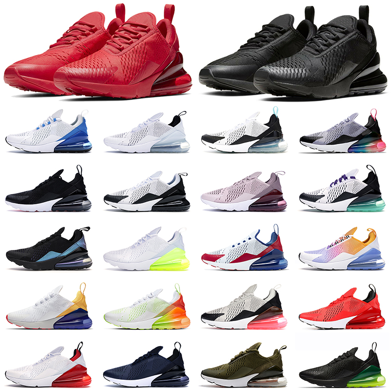 

270 running shoes 270s triple black red core white women mens trainers be true dusty cactus barely rose usa olive men outdoor sport sneakers, Photo blue