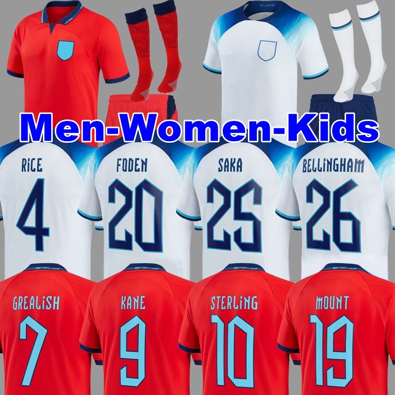

CUSTOM 2022 soccer jersey KANE SANCHO UK STERLING RASHFORD GREALISH MOUNT FODEN ENGlANDS ALEXANDER-ARNOLD SAKA 22 23 football shirt women me, 2022 women away+world cup