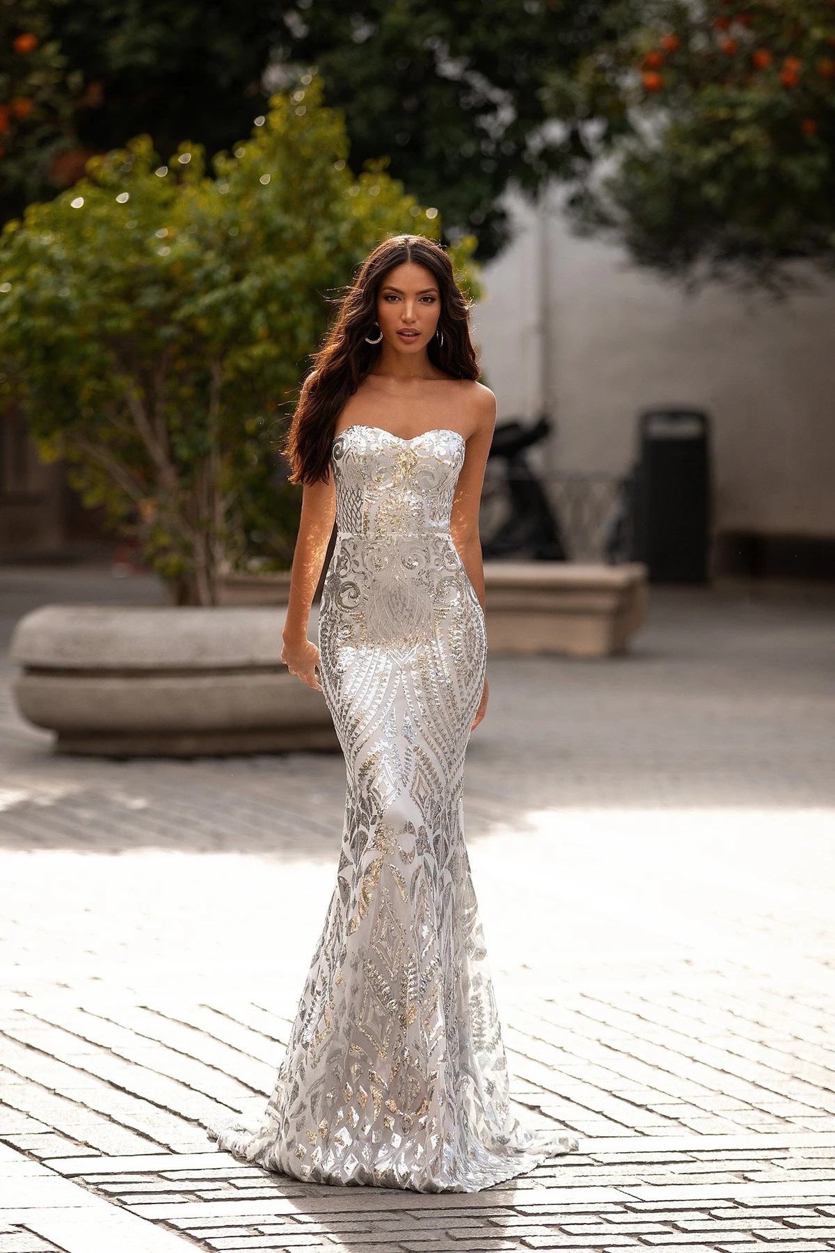 stylish women evening dresses sexy backless mermaid spaghetti strap sequined long evening gowns prom party dress vestidos de fiesta-image-814584579