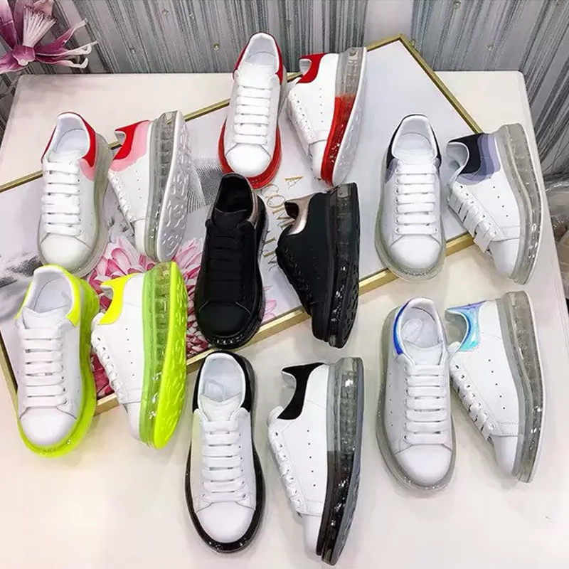 

Casual Shoes Leather Womens Designer Oversized Sneakers espadrilles Men Women flats cushioned espadrille flat White black Platform Cushion Sole