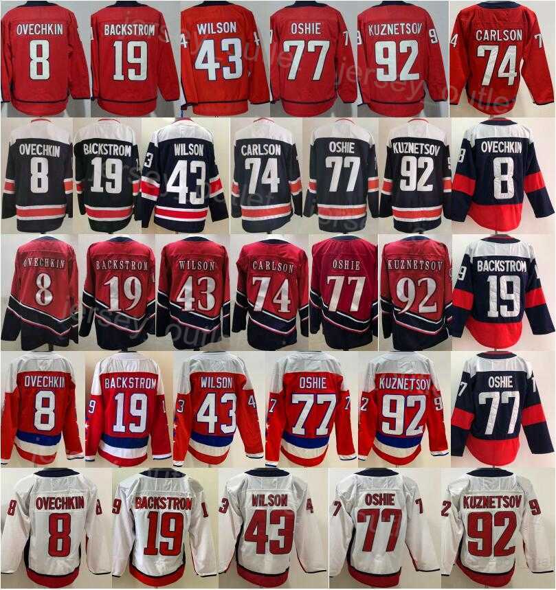 

Men Reverse Retro Hockey 8 Alex Ovechkin Jersey 19 Nicklas Backstrom 43 Tom Wilson 77 TJ Oshie 92 Evgeny Kuznetsov 74 John Carlson Stadium, Red