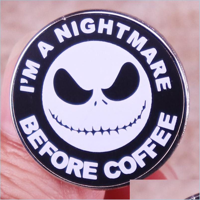 

Pins Brooches The Nightmare Before Christmas Brooch Coffee Lapel Pin Clothing Hat Badge Jewelry Gift Drop Delivery 2022 Dhtwq