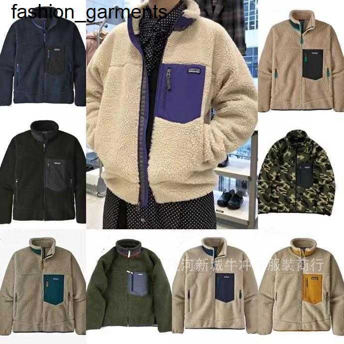 

Men's Jackets Correct version patagonias autumn winter retro designer warm fleece bata cashmere couple fleece, Issued from stock in milan