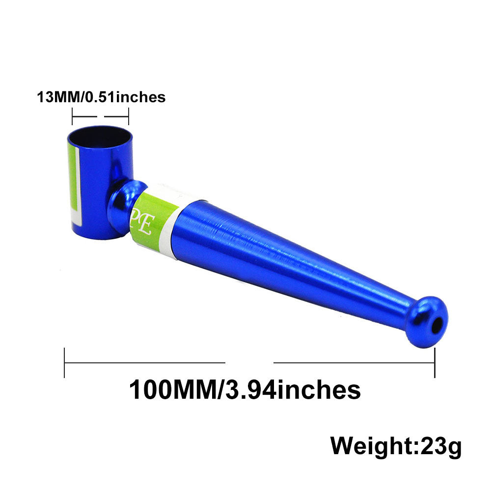 

pipes bon sroll tray Baseball shaped PIPE Freestyle portable METAL PIPE Aluminum