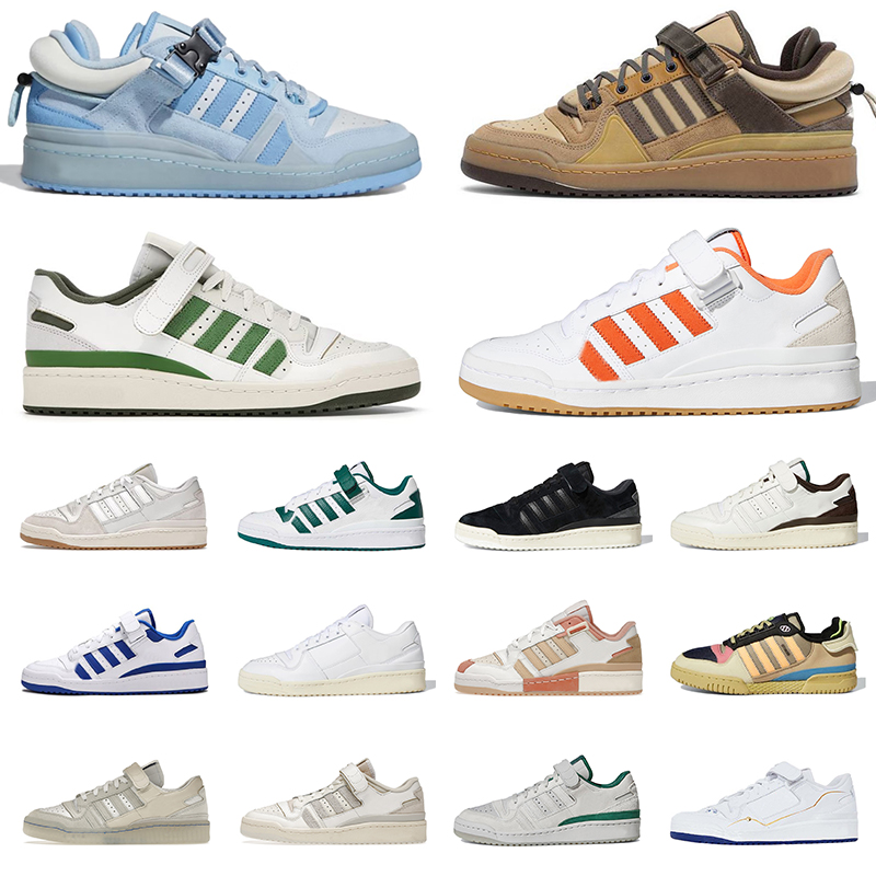 

Bad Bunny Forum Buckle Low 84 Running Shoes Mens Womens Trainers Blue Tint The First Cafe Easter Egg Light Blue men women outdoor sports sneakers, Green pink