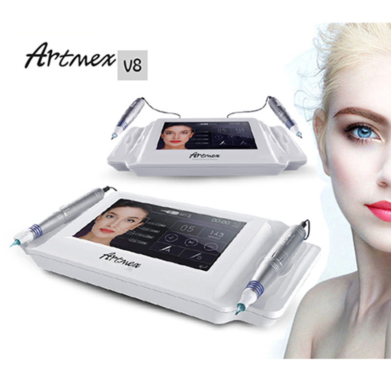 

Permanent Makeup Artmex V8 touch Machine set Eye Brow Lip Rotary Pen Tattoo Pen