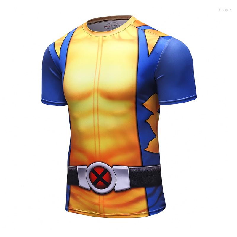 

Men's T Shirts Digital Sublimation Printed Rash Guard Custom Goku Men's MMA Shirt Gym Boxing Bjj Tops, Qa003
