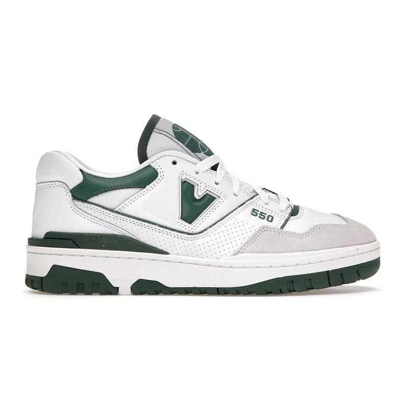 

550 men women casual shoes designer sneakers White Green Grey Sea Salt Black Navy Blue UNC Syracuse Purple Varsity Gold mens trainers, Box