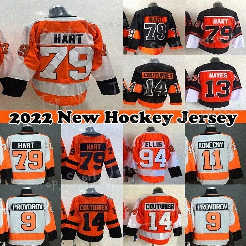 

Philadelphia Flyers hockey Jersey 79 Carter Hart 89 Cam Atkinson 14 Sean Couturier 9 Ivan Provorov 74 Owen Tippett Men Youth Women jerseys e3vN#, Orange reverse retro women