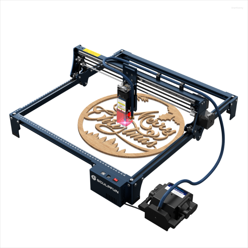 

Printers SCULPFUN S30 5W Laser Engraver Automatic Air-assist System With Replaceable Lens Wood Metal Acrylic Cutting